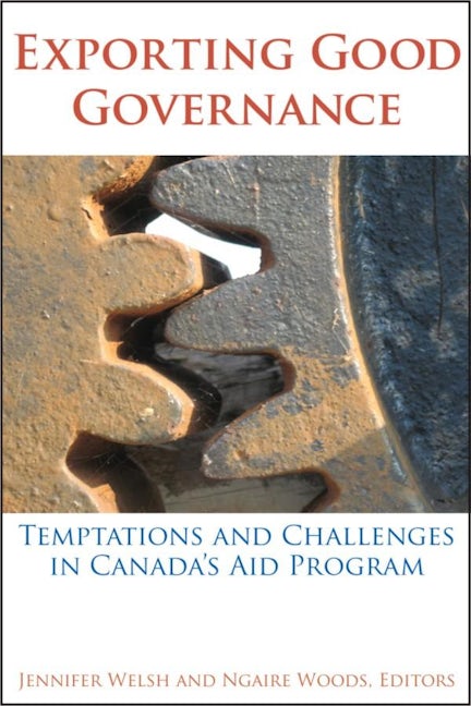 Book cover image for Exporting Good Governance ISBN: 9781554580293